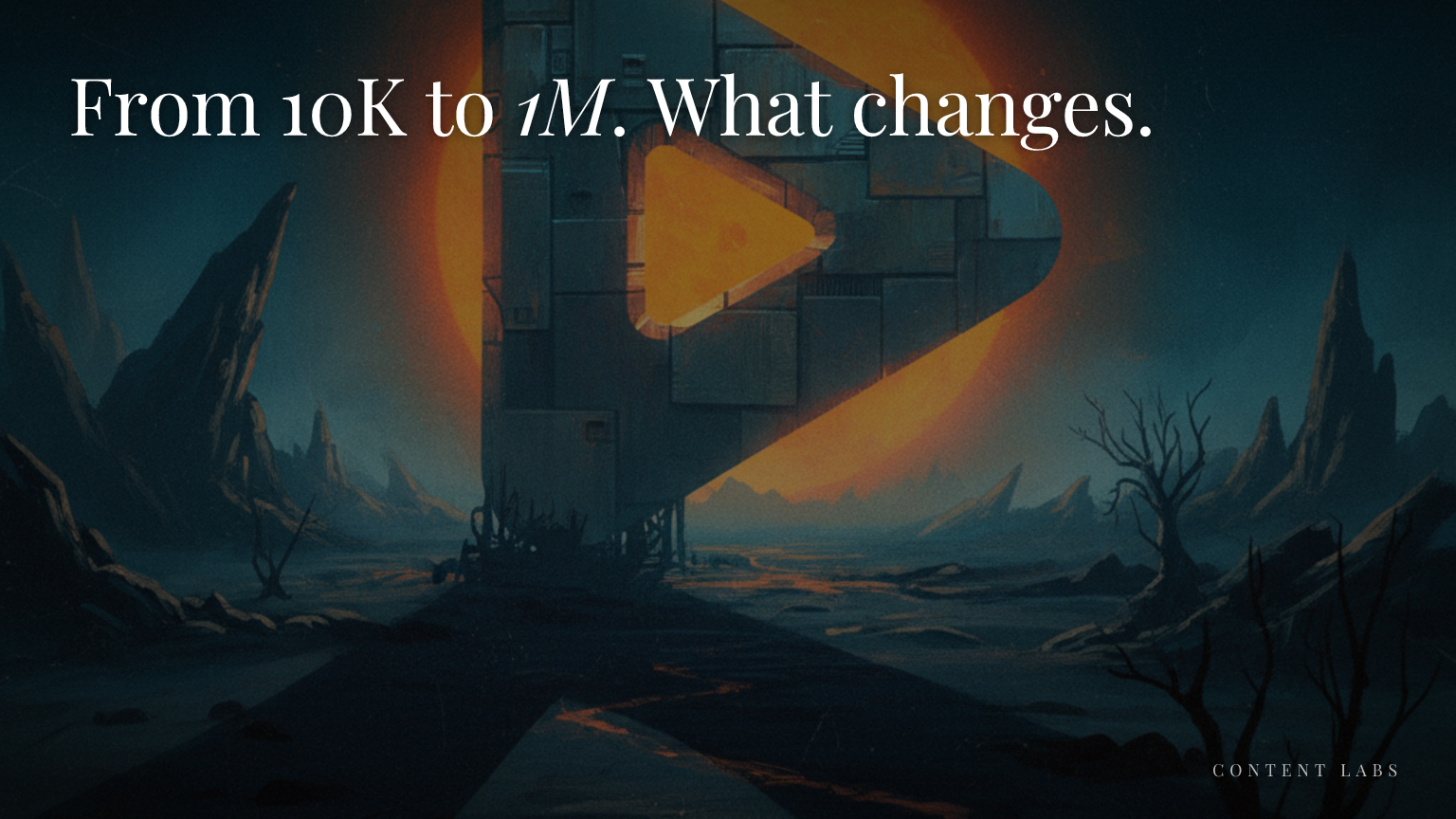 What Separates a 10K Video From a 1M Video? (10,042-Video Data Study)