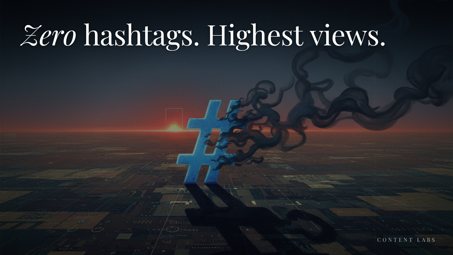 How Many Hashtags Should TikTok and Instagram Videos Have? (10,001-Video Study Says Zero)